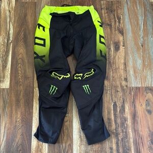 Fox 180 Black and Neon Yellow Gear